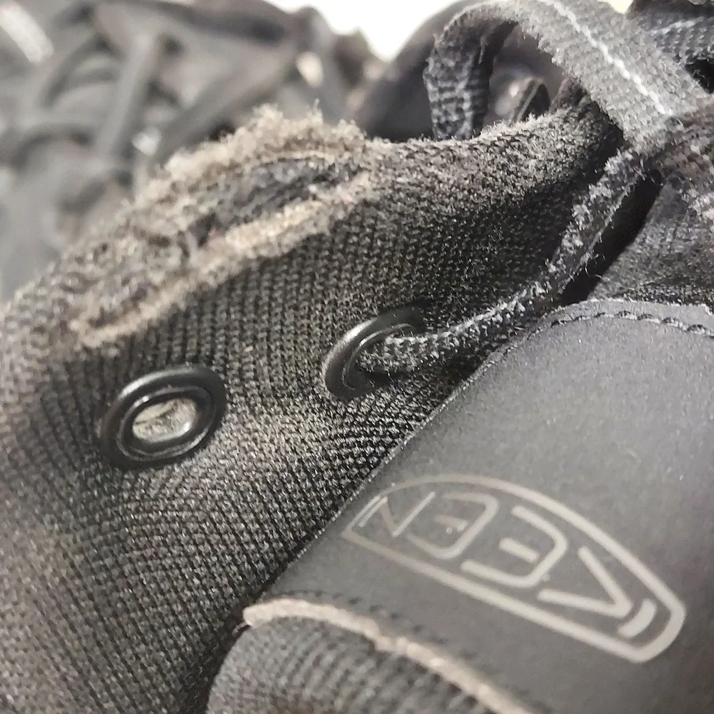 KEEN Utility Vista Energy Mid Carbon Fiber Toe Work Boots Black Mens 10.5 D EH